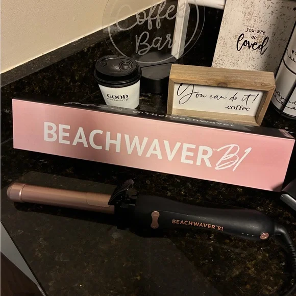 OFFERS ACCEPTED🩷 LIKE NEW Beach Waver 1 inch Midnight Rose Curling Iron - Picture 6 of 6